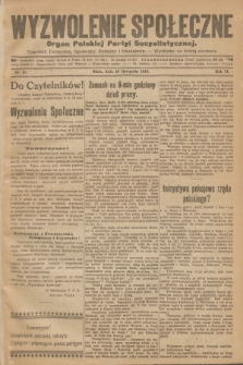 Wyzwolenie Społeczne : pismo zorganizowanych robotników i małorolników. R.2, 1919, nr 48