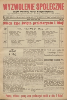 Wyzwolenie Społeczne : organ Polskiej Partyi Socyalistycznej : tygodnik polityczny, społeczny, rolniczy i oświatowy. R.3, 1920, nr 18