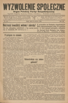 Wyzwolenie Społeczne : organ Polskiej Partyi Socyalistycznej : tygodnik polityczny, społeczny, rolniczy i oświatowy. R.3, 1920, nr 24