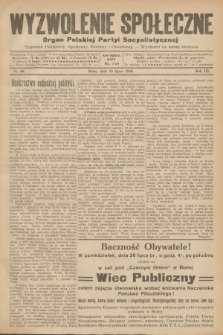 Wyzwolenie Społeczne : organ Polskiej Partyi Socyalistycznej : tygodnik polityczny, społeczny, rolniczy i oświatowy. R.3, 1920, nr 30