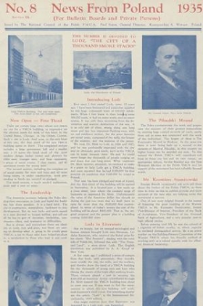 News from Poland. R. 3, 1935, nr 8