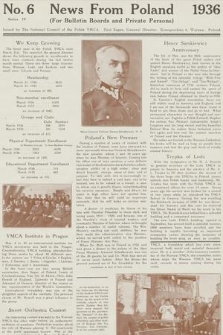 News from Poland. R. 4, 1936, nr 6