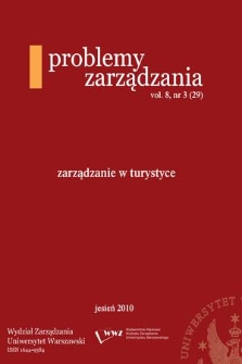 Problemy Zarządzania. Vol. 8, 2010, nr 3