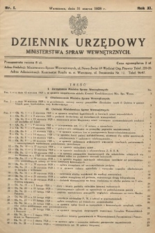 Dziennik Urzędowy Ministerstwa Spraw Wewnętrznych. 1928, nr 1