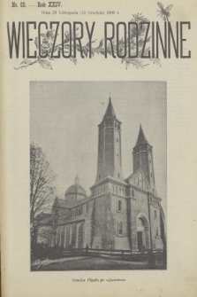 Wieczory Rodzinne : tygodnik ilustrowany dla młodzieży i dzieci z dodatkiem powieściowym. R. 24, 1903, nr 50