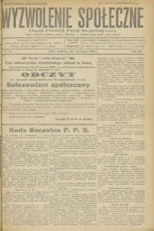 Wyzwolenie Społeczne : organ Polskiej Partji Socjalistycznej : pismo polityczne, społeczne, rolnicze i oświatowe. R.9, 1926, nr 11