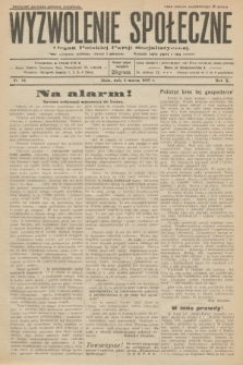 Wyzwolenie Społeczne : organ Polskiej Partji Socjalistycznej : pismo polityczne, społeczne, rolnicze i oświatowe. R.10, 1927, nr 10