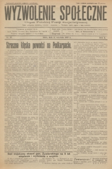 Wyzwolenie Społeczne : organ Polskiej Partji Socjalistycznej : pismo polityczne, społeczne, rolnicze i oświatowe. R.10, 1927, nr 37