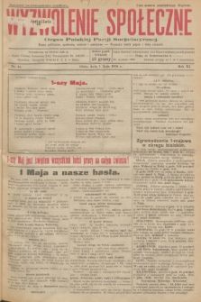 Wyzwolenie Społeczne : organ Polskiej Partji Socjalistycznej : pismo polityczne, społeczne, rolnicze i oświatowe. R.11, 1928, nr 18