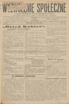 Wyzwolenie Społeczne : organ Polskiej Partji Socjalistycznej : pismo polityczne, społeczne, rolnicze i oświatowe. R.11, 1928, nr 25