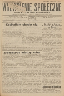 Wyzwolenie Społeczne : organ Polskiej Partji Socjalistycznej : pismo polityczne, społeczne, rolnicze i oświatowe. R.11, 1928, nr 30