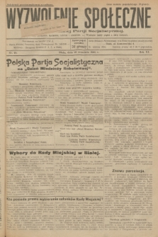 Wyzwolenie Społeczne : organ Polskiej Partji Socjalistycznej : pismo polityczne, społeczne, rolnicze i oświatowe. R.11, 1928, nr 40