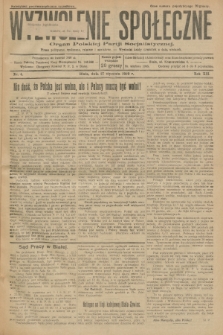 Wyzwolenie Społeczne : organ Polskiej Partji Socjalistycznej : pismo polityczne, społeczne, rolnicze i oświatowe. R.12, 1929, nr 4