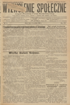 Wyzwolenie Społeczne : organ Polskiej Partji Socjalistycznej : pismo polityczne, społeczne, rolnicze i oświatowe. R.12, 1929, nr 47