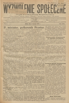 Wyzwolenie Społeczne : organ Polskiej Partji Socjalistycznej : pismo polityczne, społeczne, rolnicze i oświatowe. R.13, 1930, nr 5