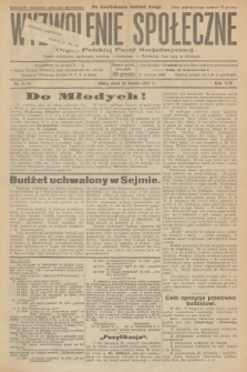 Wyzwolenie Społeczne : organ Polskiej Partji Socjalistycznej : pismo polityczne, społeczne, rolnicze i oświatowe. R.14, 1931, nr 7-8