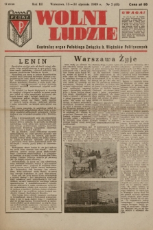 Wolni Ludzie : centralny organ Polskiego Związku b. Więźniów Politycznych. 1949, nr 2 (43)