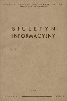 Biuletyn Informacyjny. [R.3], 1950, nr 2