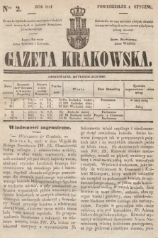 Gazeta Krakowska. 1841, nr 2