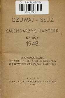 Czuwaj-Służ : kalendarzyk harcerski na rok 1948