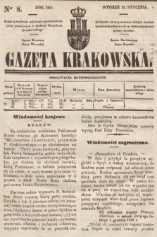 Gazeta Krakowska. 1841, nr 8