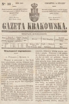 Gazeta Krakowska. 1841, nr 10