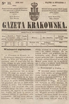 Gazeta Krakowska. 1841, nr 11