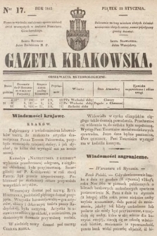 Gazeta Krakowska. 1841, nr 17