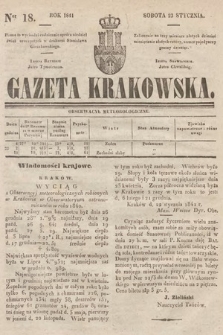 Gazeta Krakowska. 1841, nr 18