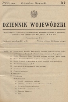 Dziennik Wojewódzki : Województwo Warszawskie. 1928, nr 6