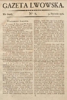 Gazeta Lwowska. 1816, nr 2