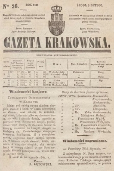 Gazeta Krakowska. 1841, nr 26