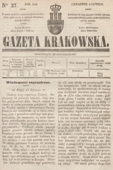 Gazeta Krakowska. 1841, nr 27