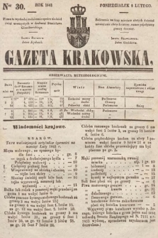Gazeta Krakowska. 1841, nr 30