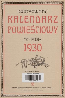 Ilustrowany Kalendarz Powieściowy na Rok 1930