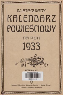 Ilustrowany Kalendarz Powieściowy na Rok 1933