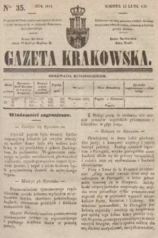 Gazeta Krakowska. 1841, nr 35