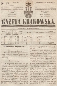 Gazeta Krakowska. 1841, nr 42