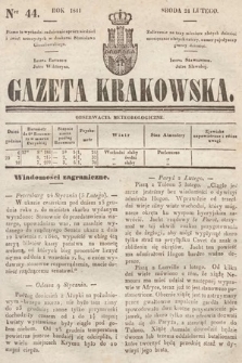 Gazeta Krakowska. 1841, nr 44