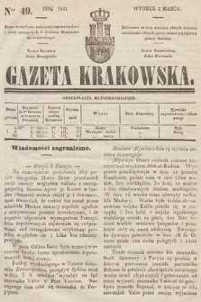 Gazeta Krakowska. 1841, nr 49