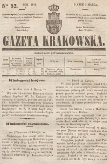 Gazeta Krakowska. 1841, nr 52