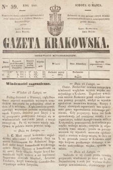 Gazeta Krakowska. 1841, nr 59