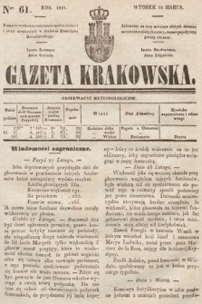 Gazeta Krakowska. 1841, nr 61