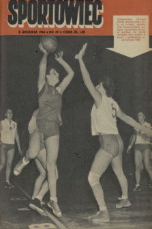 Sportowiec. 1954, nr 49