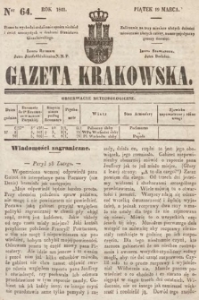 Gazeta Krakowska. 1841, nr 64