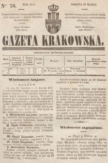 Gazeta Krakowska. 1841, nr 70