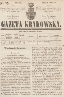 Gazeta Krakowska. 1841, nr 75