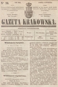 Gazeta Krakowska. 1841, nr 76