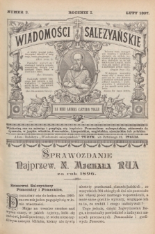 Wiadomości Salezyańskie. R.1, 1897, Nr 2