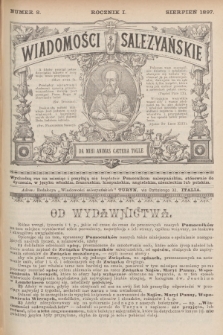 Wiadomości Salezyańskie. R.1, 1897, Nr 8